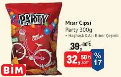 PARTY MISIR CİPSİ 300 G